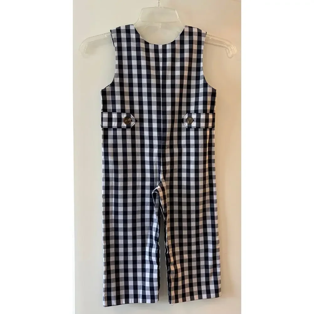 The Beaufort Bonnet Company NWT Boys’ Lawson Longalls #3627 Nantucket Navy 2T